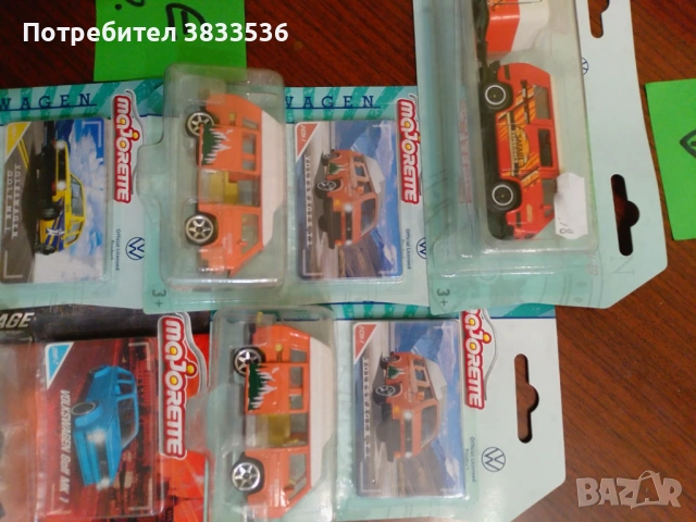 Majorette колички ретро Volkswagen модели, снимка 2 - Колекции - 53636771
