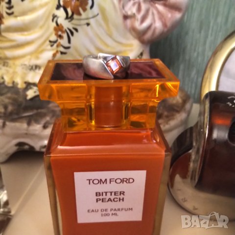 Рядък сребърен пръстен с оранжев сапфир , снимка 8 - Пръстени - 41808450