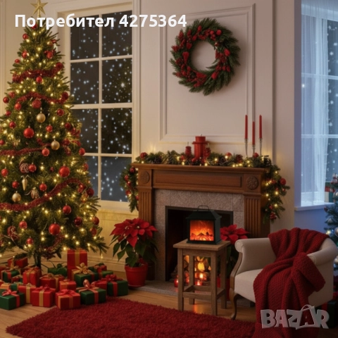 Декоративен LED фенер - камина, снимка 5 - Декорация за дома - 52261852