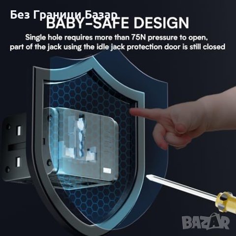 Нов Универсален Пътуване Адаптер: Мощен, Компактен, Световна Съвместимост, снимка 6 - Друга електроника - 44259421