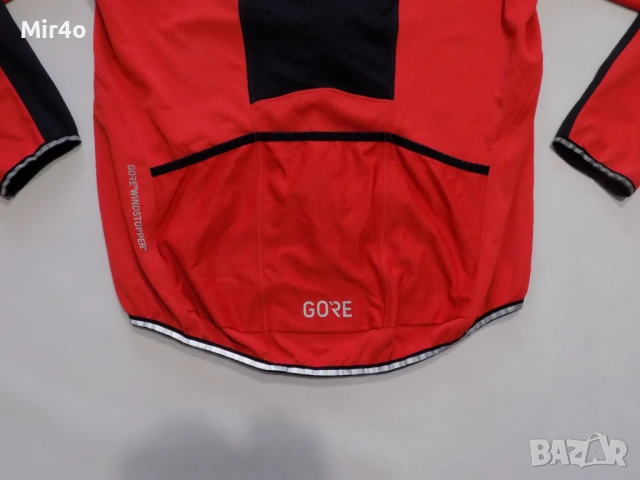 термо вело горнище gore bike wear windstopper softshell яке екип шосейно колоездене мъжко оригинал L, снимка 16 - Спортни дрехи, екипи - 44168288