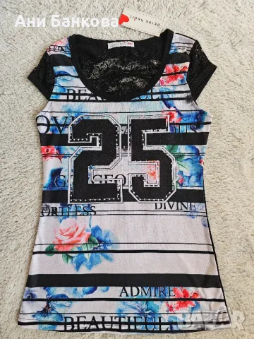 Дамски тениски, нови, С-М, снимка 3 - Тениски - 49734271