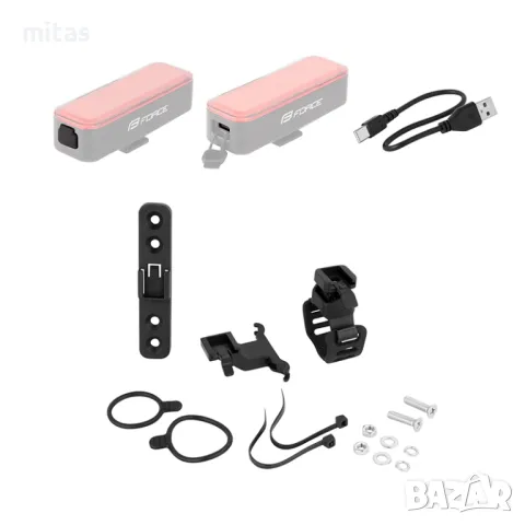 Интелигентна задна LED стоп светлина за велосипед FORCE ALARM 300LM, снимка 2 - Аксесоари за велосипеди - 49928550