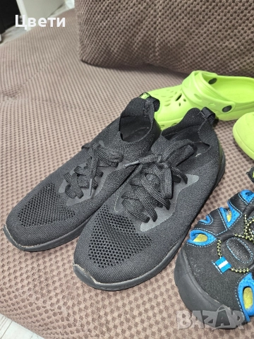 Лот 36 номер , тричифта маратонки, сандали и чехли, снимка 2 - Детски сандали и чехли - 52930164