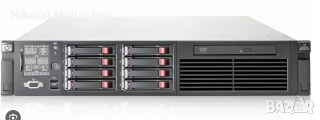 Сървар HP DL380 G7 ;2хCPU 6Core 12Thrends; 128Gb RAM;2x146GB HDD 15rpm = 365 ЕВРО