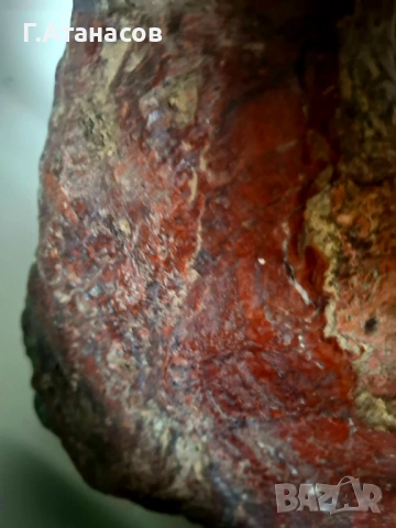 Красив огромен суров наситено червен яспис от Източните Родопи , снимка 5 - Други - 53512507