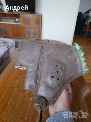 Стара предпазна боксова маска,каска, снимка 4 - Бокс - 52135689