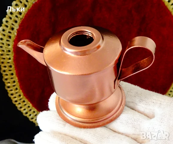 Газена лампа,Аладин,свещник. , снимка 3 - Антикварни и старинни предмети - 51409795