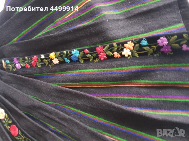 Стар вълнен бръчник,пищимал за носия, снимка 4 - Антикварни и старинни предмети - 52535141