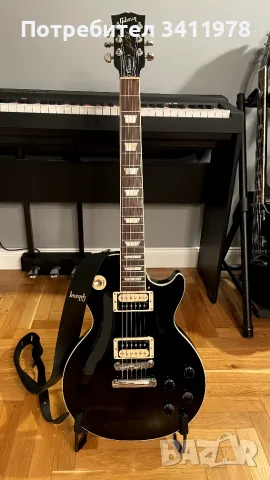 Gibson Les Paul Classic Ebony (2023), снимка 2 - Китари - 55800242