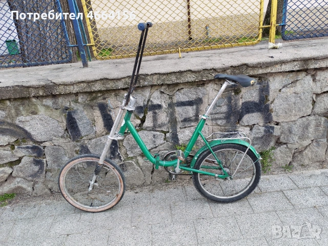 Продавам велосипед с вилка от мотор