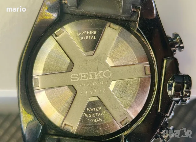 seiko 45mm Seiko Velatura Men's Black Watch - SPC149 , снимка 6 - Мъжки - 55939614