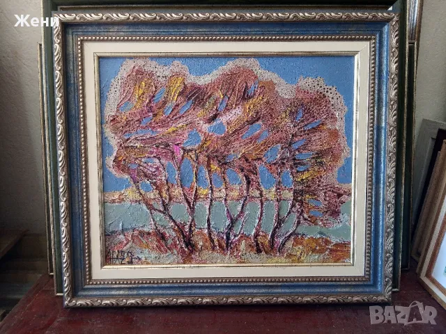 Маслена картина на Николай Ханзъров , снимка 2 - Картини - 48463893