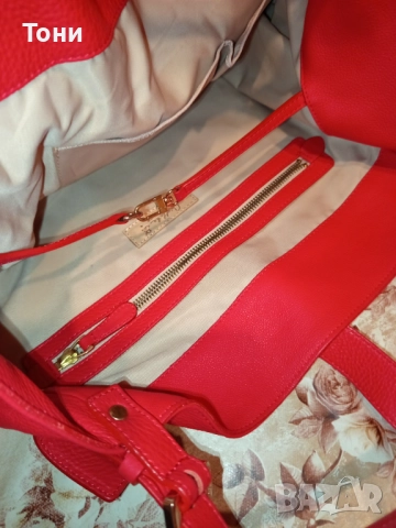 CRISTHELEN B. Оригинал Нова Кожена Дамска Чанта , снимка 13 - Чанти - 52418728