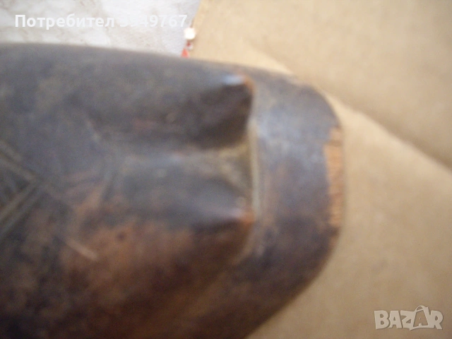 Стара дървена статуетка ., снимка 4 - Антикварни и старинни предмети - 53862636