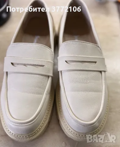 Дамски кожени обувки, снимка 3 - Дамски ежедневни обувки - 49737125