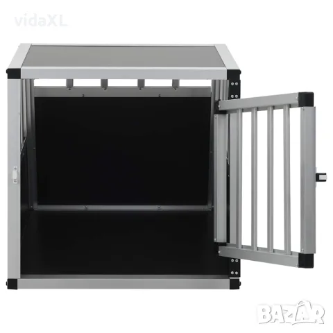 vidaXL Кучешка клетка с една врата, 54x69x50 см, снимка 6 - За кучета - 56146191