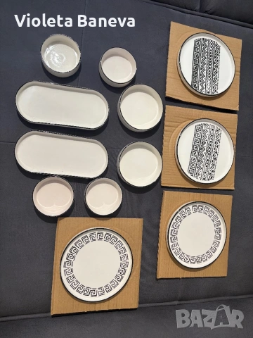 НОВ керамичен сет от 12 части, снимка 6 - Сервизи - 53070507