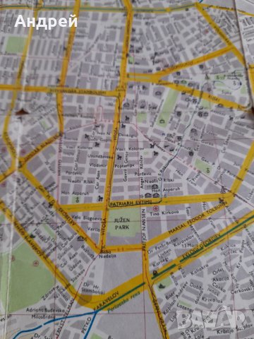 Стара карта София, снимка 4 - Други ценни предмети - 34296116