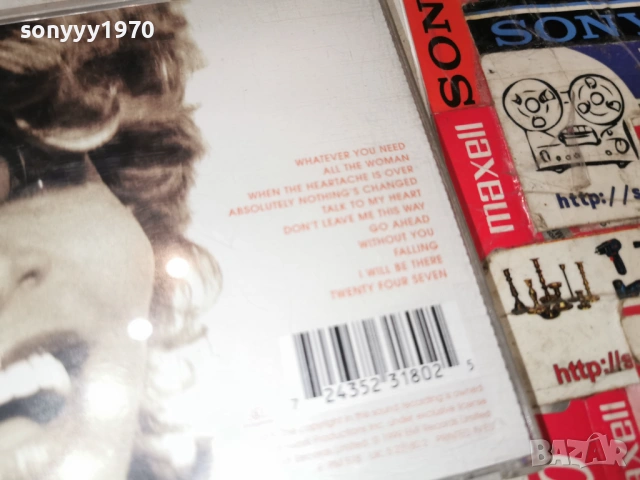 TINA TURNER CD 0603260856H2E6R66, снимка 11 - CD дискове - 53730629