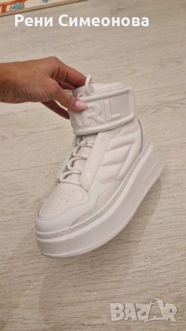 Бели кецове дамски, снимка 2 - Кецове - 53623121