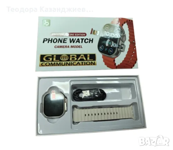 Смарт часовник-телефон с камера  BW9PRO Online Edition, снимка 2 - Смарт гривни - 48849033