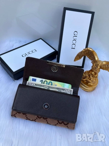 портмоне в кутия gucci, снимка 3 - Портфейли, портмонета - 51456915