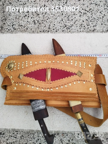 Кожен силях естествена кожа , снимка 3 - Колекции - 53859797