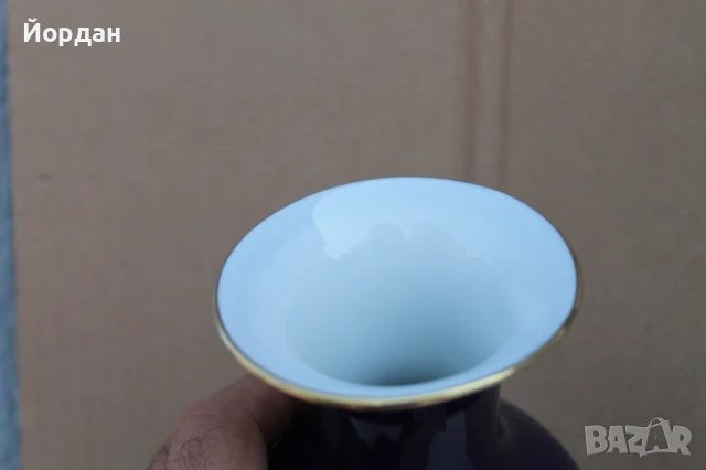 Немска порцеланова ваза ''KPM'', снимка 5 - Вази - 50606829