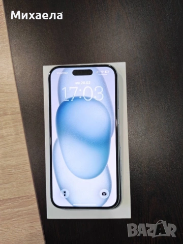 IPHONE 15 128GB BLUE - ПЕРФЕКТЕН, снимка 2 - Apple iPhone - 53638460
