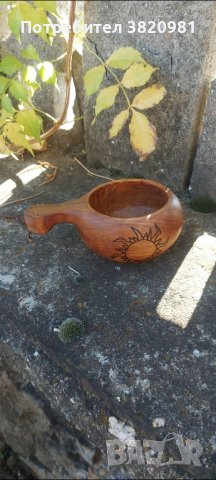 КУКСА ДЪРВЕНА ЧАША , снимка 4 - Чаши - 44428726
