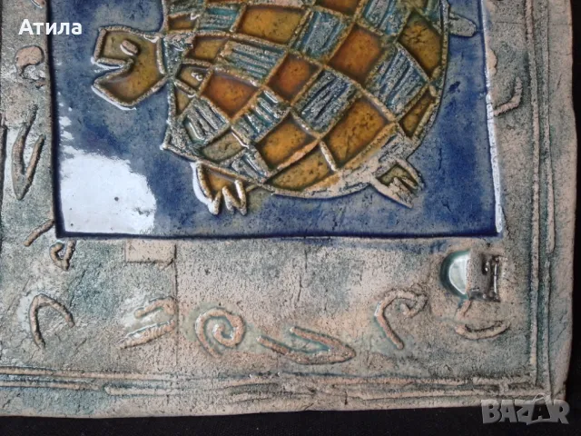 картина керамика 19/16 см, снимка 2 - Картини - 49284601