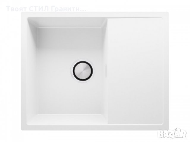 Кухненска мивка от Гранит модел Ибиса 620 Компакт - бяла, снимка 1 - Други - 35868683