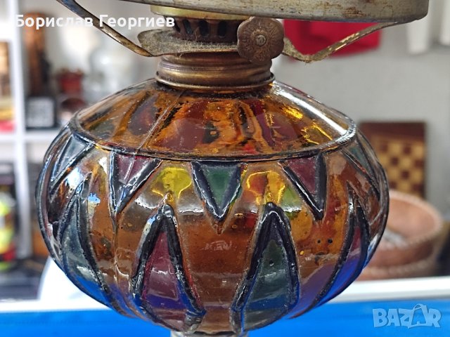 Стара газена лампа Hong Kong, снимка 4 - Антикварни и старинни предмети - 41794189