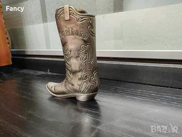 Винтидж оловен калъф за запалка Marlboro, снимка 3 - Антикварни и старинни предмети - 49755352