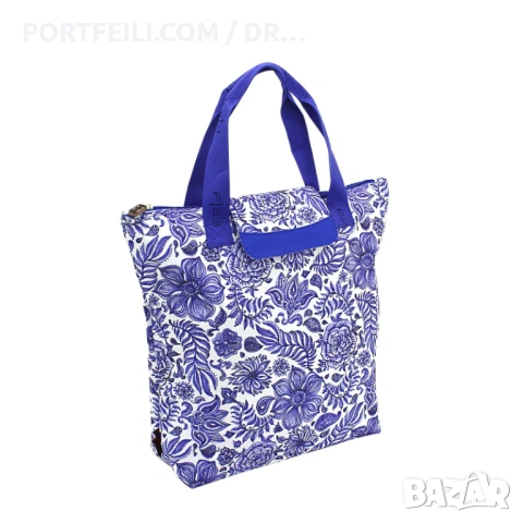 Текстилна сгъваема чанта Friedrich 23 Germany, дизайн порцелан, снимка 2 - Чанти - 53616193
