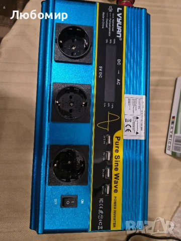 Инвертор с чиста синусоида 5kW 12V/24V към 220V

, снимка 3 - Друга електроника - 50562659
