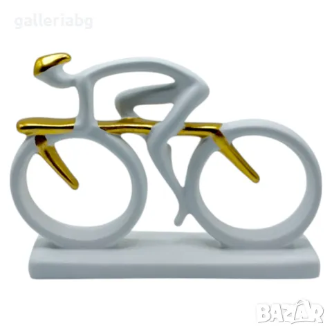 Статуетка сувенир колоездач, снимка 2 - Статуетки - 47955257