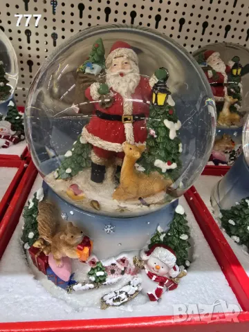 Коледни музикални преспапиета Дядо Коледа , снимка 2 - Декорация за дома - 48248523