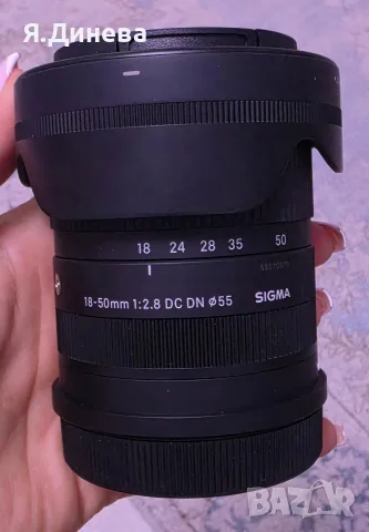Обектив Sigma 18-50mm, снимка 2 - Обективи и филтри - 55791888