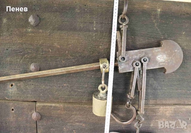 Продавам голям запазен кантар, снимка 4 - Антикварни и старинни предмети - 44297620