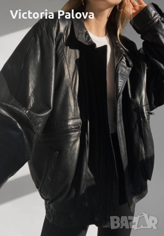 Кожено яке бомбър, Канада, унисекс