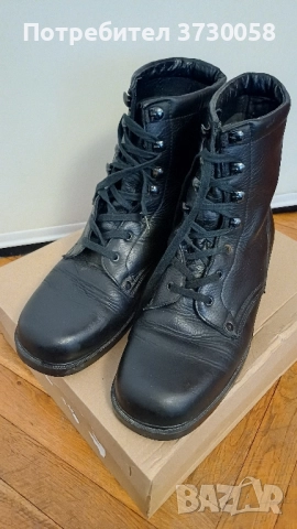 Соц военни кубинки 44 номер много здрави, снимка 3 - Мъжки ботуши - 52089947