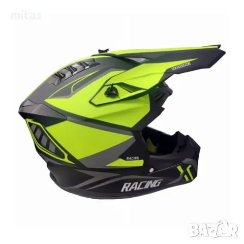 Кросова каска RACING, Full Face, DOT, Размер: S; M; L; XL - Вело, Мото, снимка 10 - Аксесоари за велосипеди - 50060287