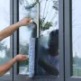Комплект за почистване на прозорци 12 л кофа 14 инча гумена гумена дръжка 6,5 фута – 12 л НОВО, снимка 3