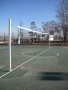 Стойки волейбол за площадка VL2– изработени от стоманен профил – прахово боядисани – с халки за зака, снимка 1 - Волейбол - 36110030