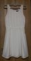СТИЛНА бяла вталена рокля с дантела , снимка 1 - Рокли - 42017665