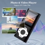 преносим MP3/MP4 плейър с възпроизвеждане на видео, FM радио, USB, MP3, LED, слот за SD карта , снимка 6