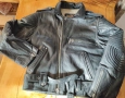 Винтидж Harley Davidson Мъжко черно кожено яке моторджиско Рокерия Л, снимка 1