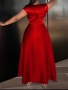 Рокля червена, снимка 2
